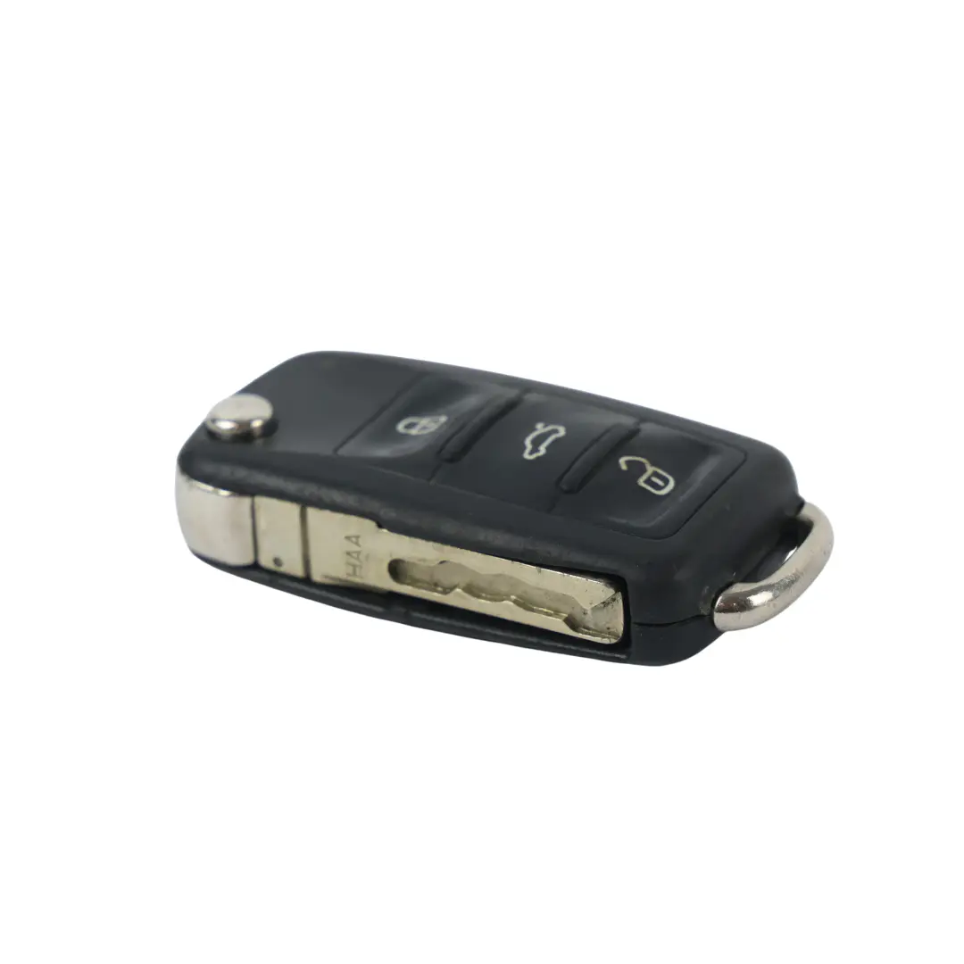 Skoda Fabia 5J Klappschlüssel Fernbedienung 3 Tasten Transponder - SKU 3T0837202L - Teilenummer 3T0837202L