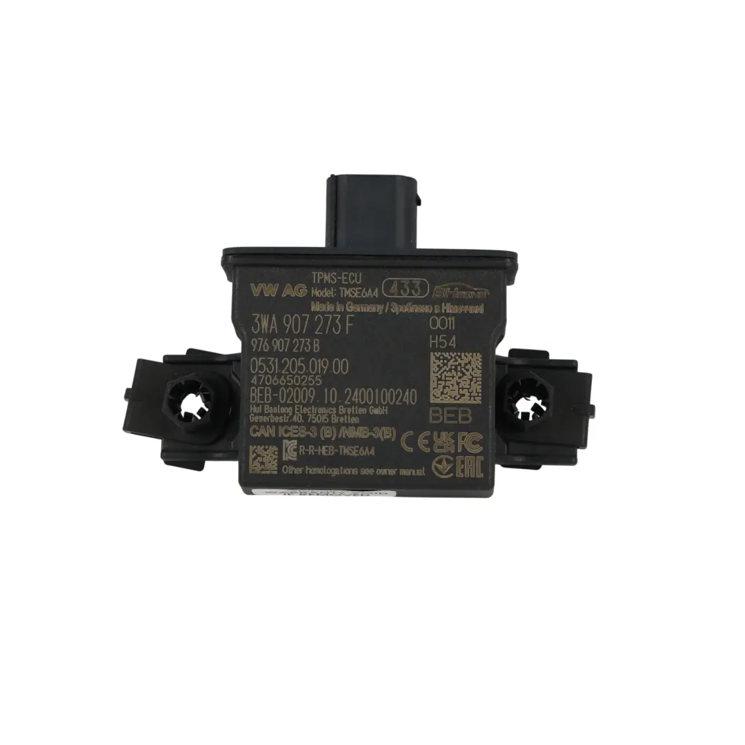 Volkswagen Crafter MK2 SY Module Contrôle Pression Pneus TPMS - SKU 3WA907273F - Numéro de pièce 3WA907273F