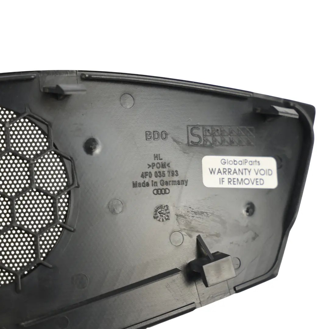 Audi A6 RS6 4F C6 Lautsprecher Abdeckung Gitter Tür Hinten Links - SKU 4F0035793 - Teilenummer 4F0035793