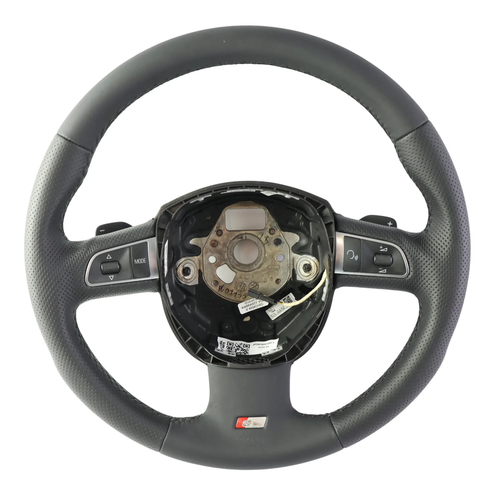 Audi A6 C6 Q7 4L Volante S-Line Multifunción NUEVO Cuero Levas 4F0419091DP