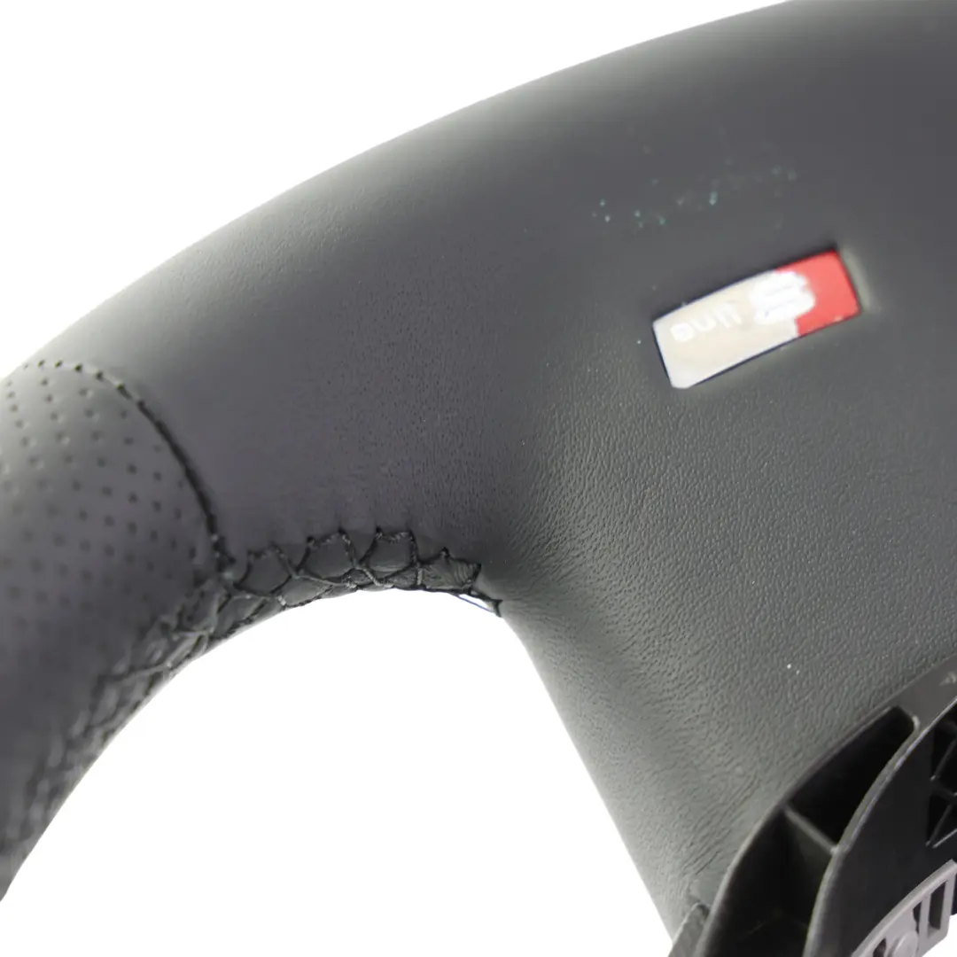 Steering Wheel S-Line NEW Black Leather Paddles to Audi A6 C6 Q7 4L with Part number 4F0419091DP Audi A6 C6 Q7 4L Steering Wheel S-Line NEW Black Leather Paddles - SKU 4F0419091DP-1 - Part number 4F0419091DP