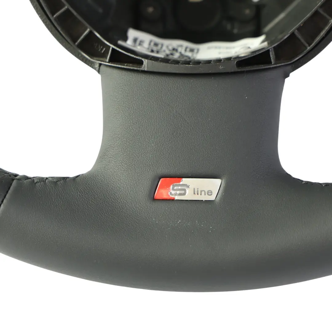 Audi A6 C6 Q7 4L Steering Wheel S-Line NEW Black Leather Paddles - SKU 4F0419091DP-1 - Part number 4F0419091DP