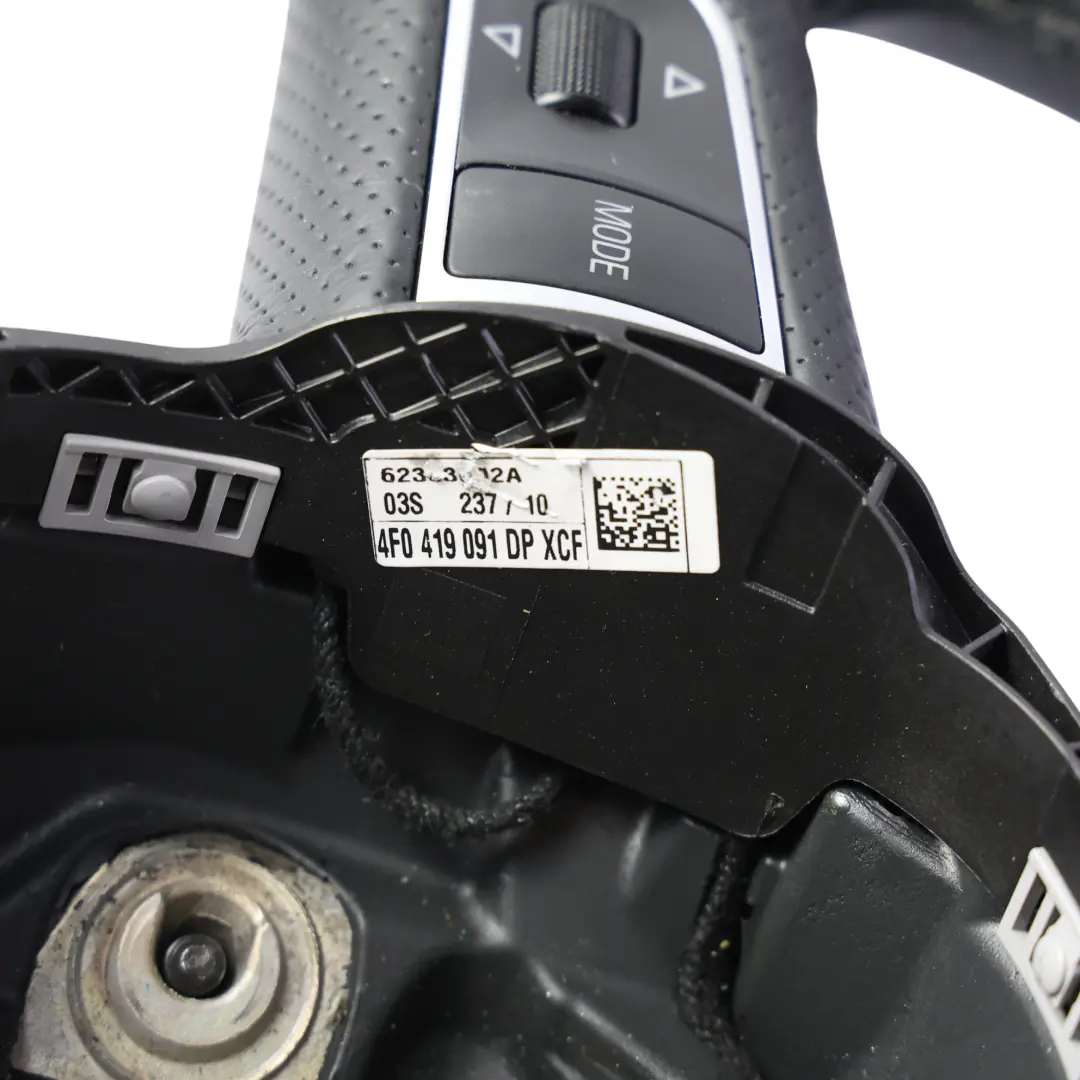 Multifunción NUEVO Cuero Levas para Audi A6 C6 Q7 4L Volante S-Line con número de pieza 4F0419091DP Audi A6 C6 Q7 4L Volante S-Line Multifunción NUEVO Cuero Levas - SKU 4F0419091DP-1 - Número de pieza 4F0419091DP