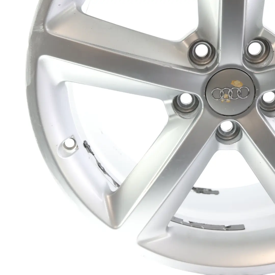 Alloy Rim Silver 18" 8J ET:43 to Audi A6 C6 Wheel with Part number 4F0601025DC Audi A6 C6 Wheel Alloy Rim Silver 18" 8J ET:43 - SKU 4F0601025DC-1 - Part number 4F0601025DC