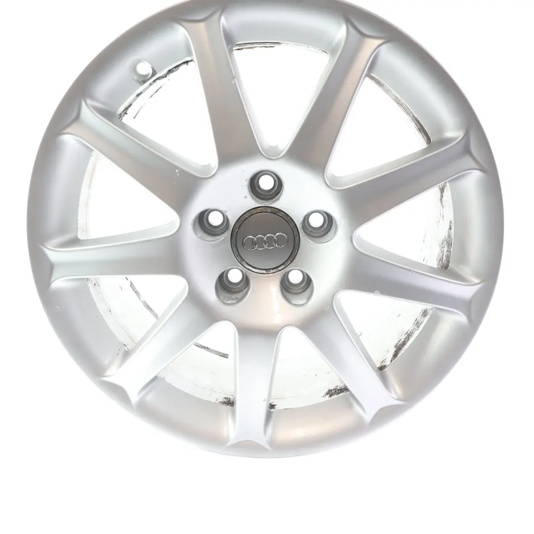 Alloy Rim 19" 7,5J ET:45 9 Spoke to Audi A6 C6 Silver Wheel with Part number 4F0601025J Audi A6 C6 Silver Wheel Alloy Rim 19" 7,5J ET:45 9 Spoke - SKU 4F0601025J-1 - Part number 4F0601025J
