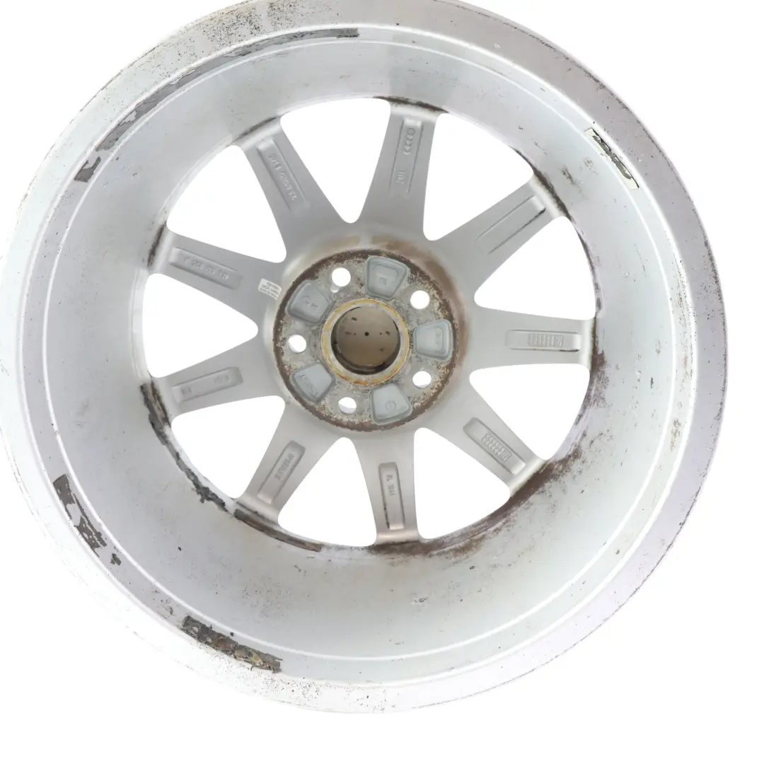 Audi A6 C6 Felga Aluminiowa Srebrna 19" 7,5J ET:45 - SKU 4F0601025J-1 - Numer Części 4F0601025J