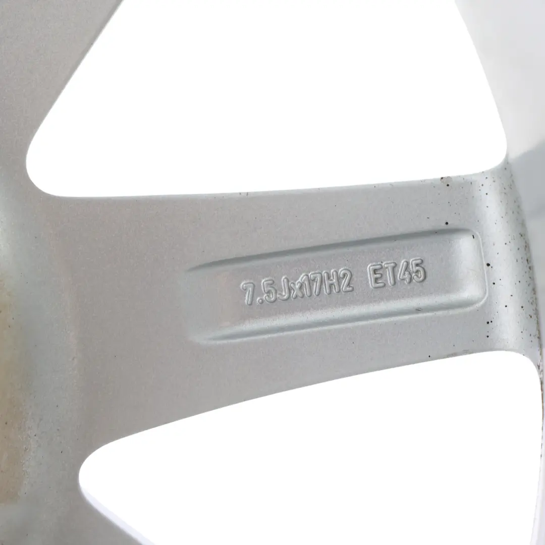 Cerchione Lega Argento 19" 7,5J ET:45 9 Razze per Audi A6 C6 con numero di parte 4F0601025J Audi A6 C6 Cerchione Lega Argento 19" 7,5J ET:45 9 Razze - SKU 4F0601025J-1 - Numero di parte 4F0601025J