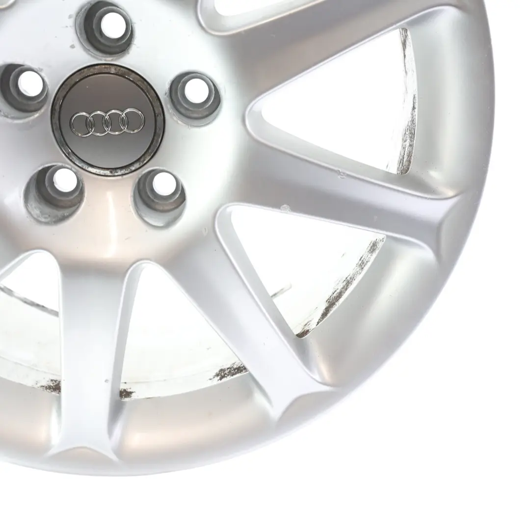 Alloy Rim 19" 7,5J ET:45 9 Spoke to Audi A6 C6 Silver Wheel with Part number 4F0601025J Audi A6 C6 Silver Wheel Alloy Rim 19" 7,5J ET:45 9 Spoke - SKU 4F0601025J-1 - Part number 4F0601025J