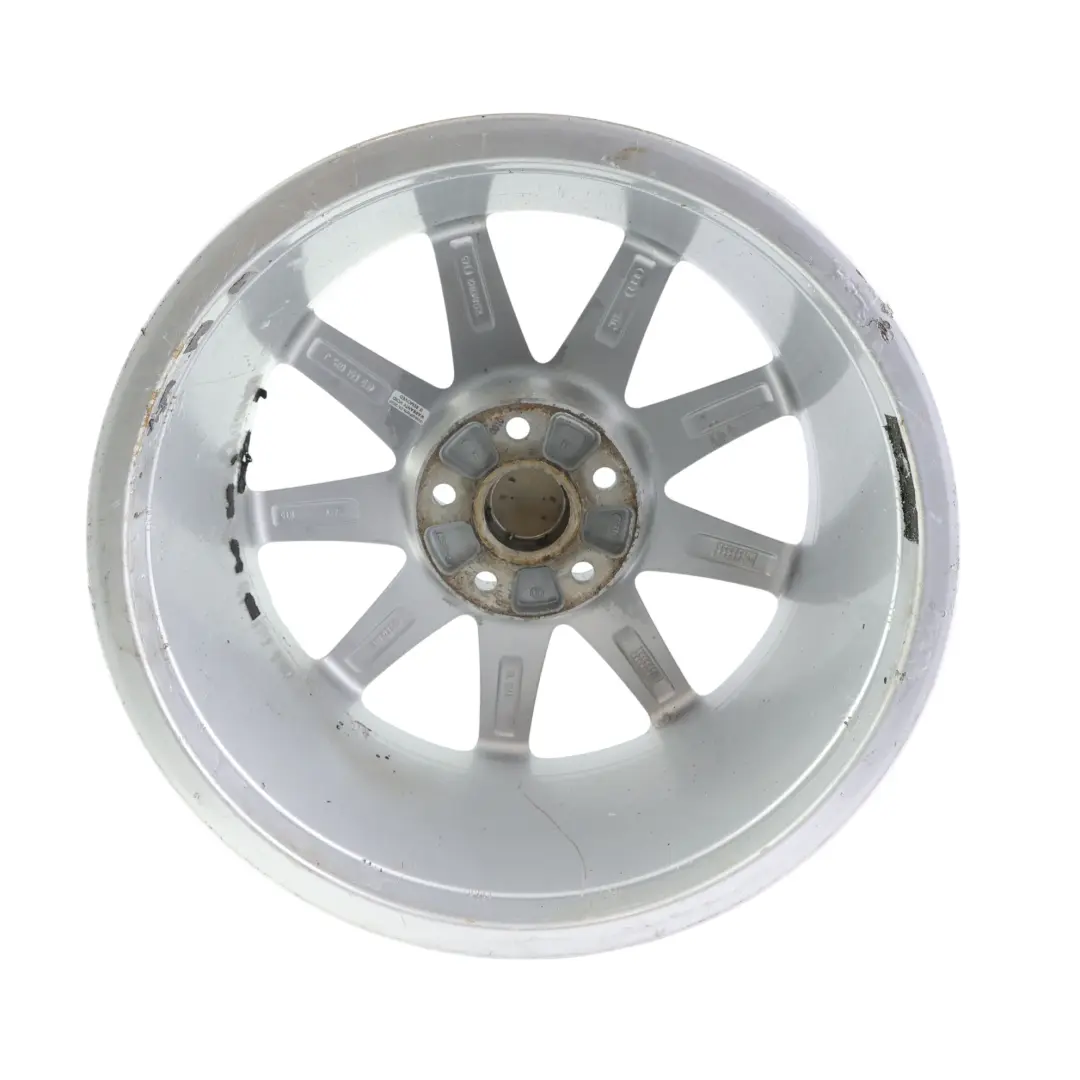 Audi A6 C6 Llanta Aleación Plata 19" 7,5J ET:45 9 Radios - SKU 4F0601025J-2 - Número de pieza 4F0601025J