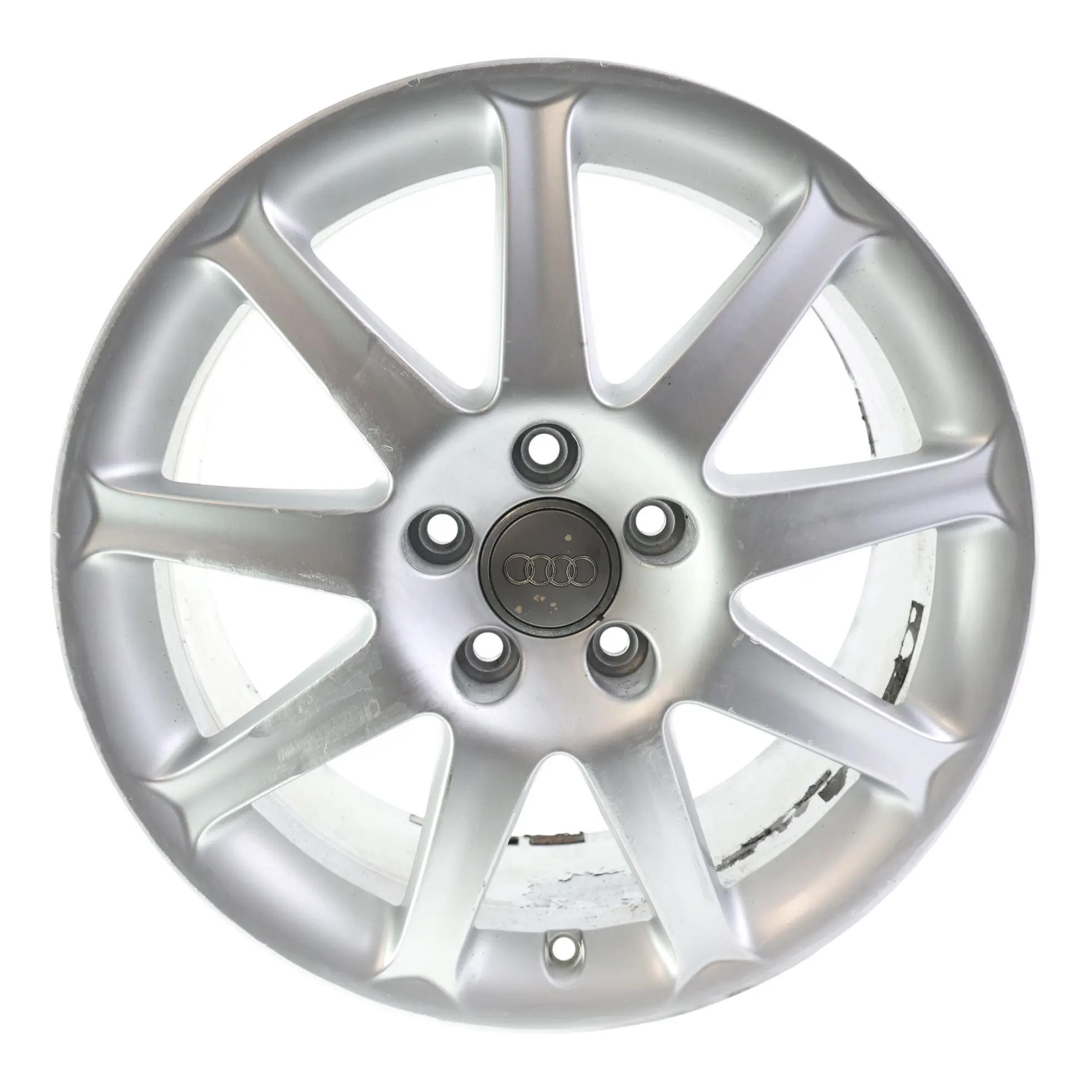 Audi A6 C6 Silver Wheel Alloy Rim 17" 7,5J ET:45 9 Spoke 4F0601025J