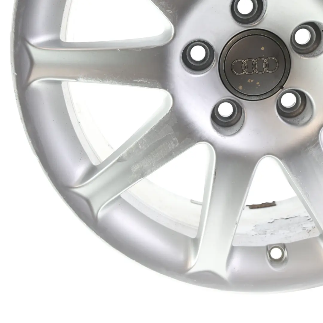 Audi A6 C6 Silver Wheel Alloy Rim 17" 7,5J ET:45 9 Spoke - SKU 4F0601025J-3 - Part number 4F0601025J