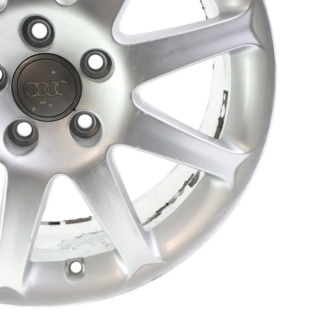 Audi A6 C6 Silver Wheel Alloy Rim 17" 7,5J ET:45 9 Spoke - SKU 4F0601025J-3 - Part number 4F0601025J