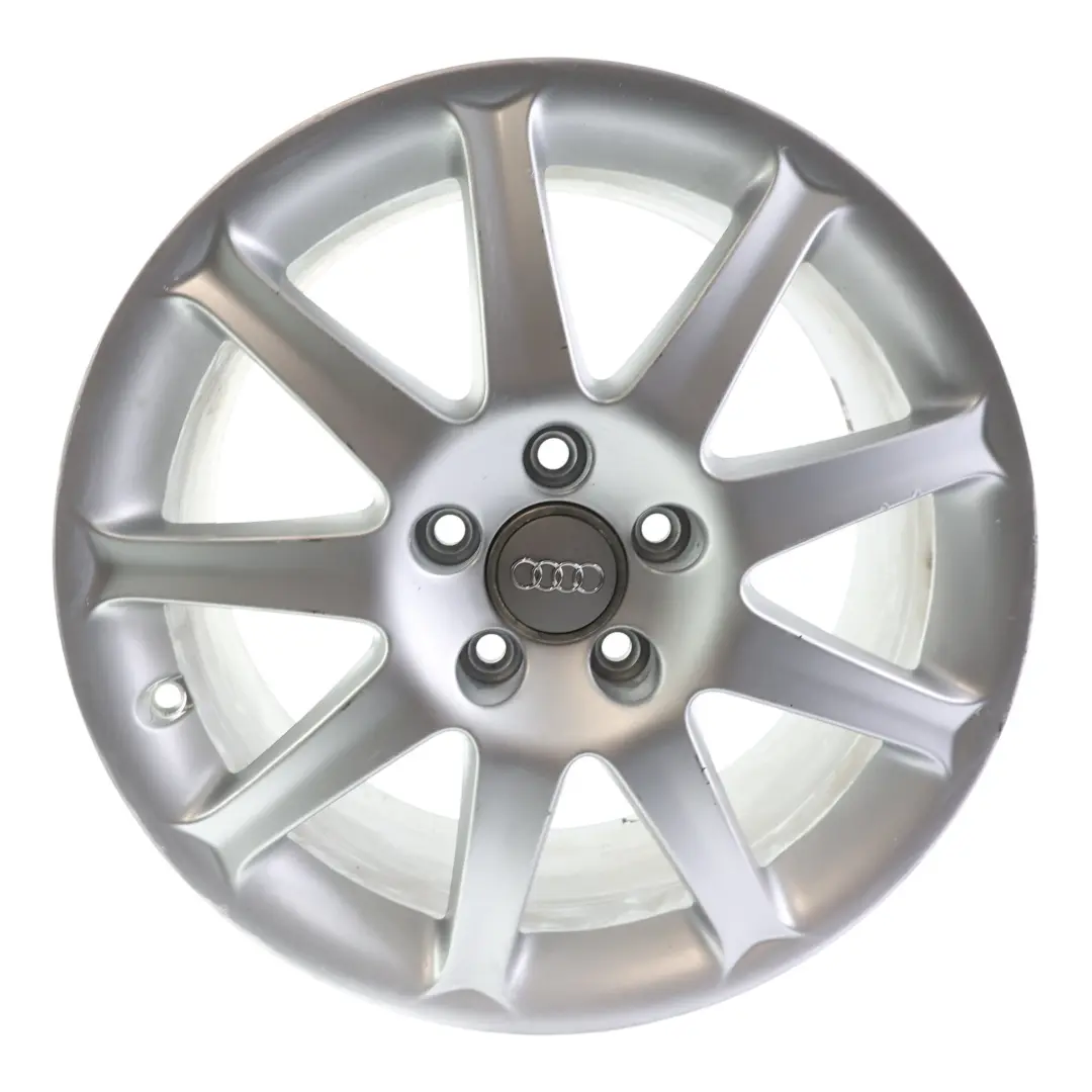 Audi A6 C6 Silver Wheel Alloy Rim 17" 7,5J ET:45 9 Spoke - SKU 4F0601025J-4 - Part number 4F0601025J