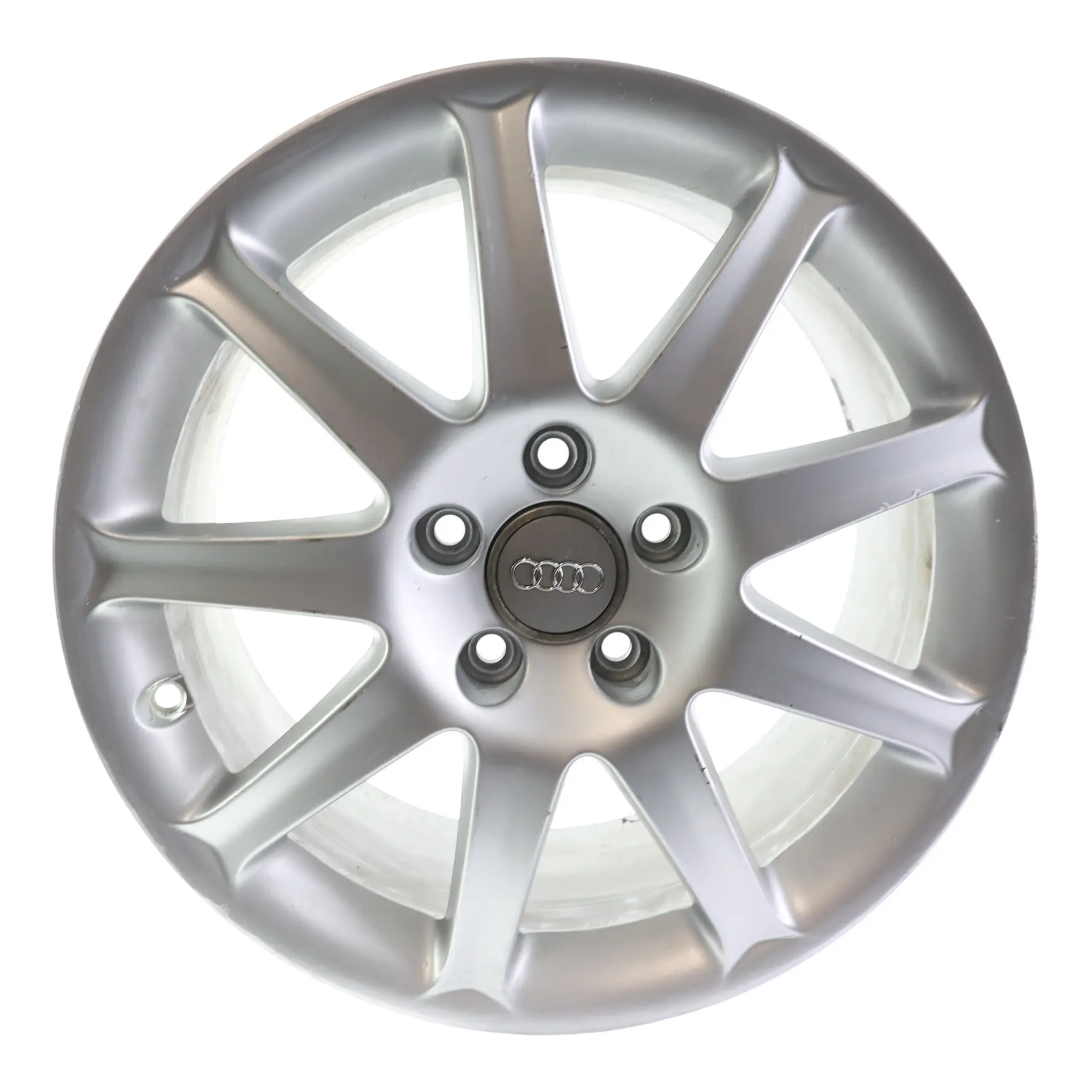 Audi A6 C6 Silver Wheel Alloy Rim 17" 7,5J ET:45 9 Spoke 4F0601025J