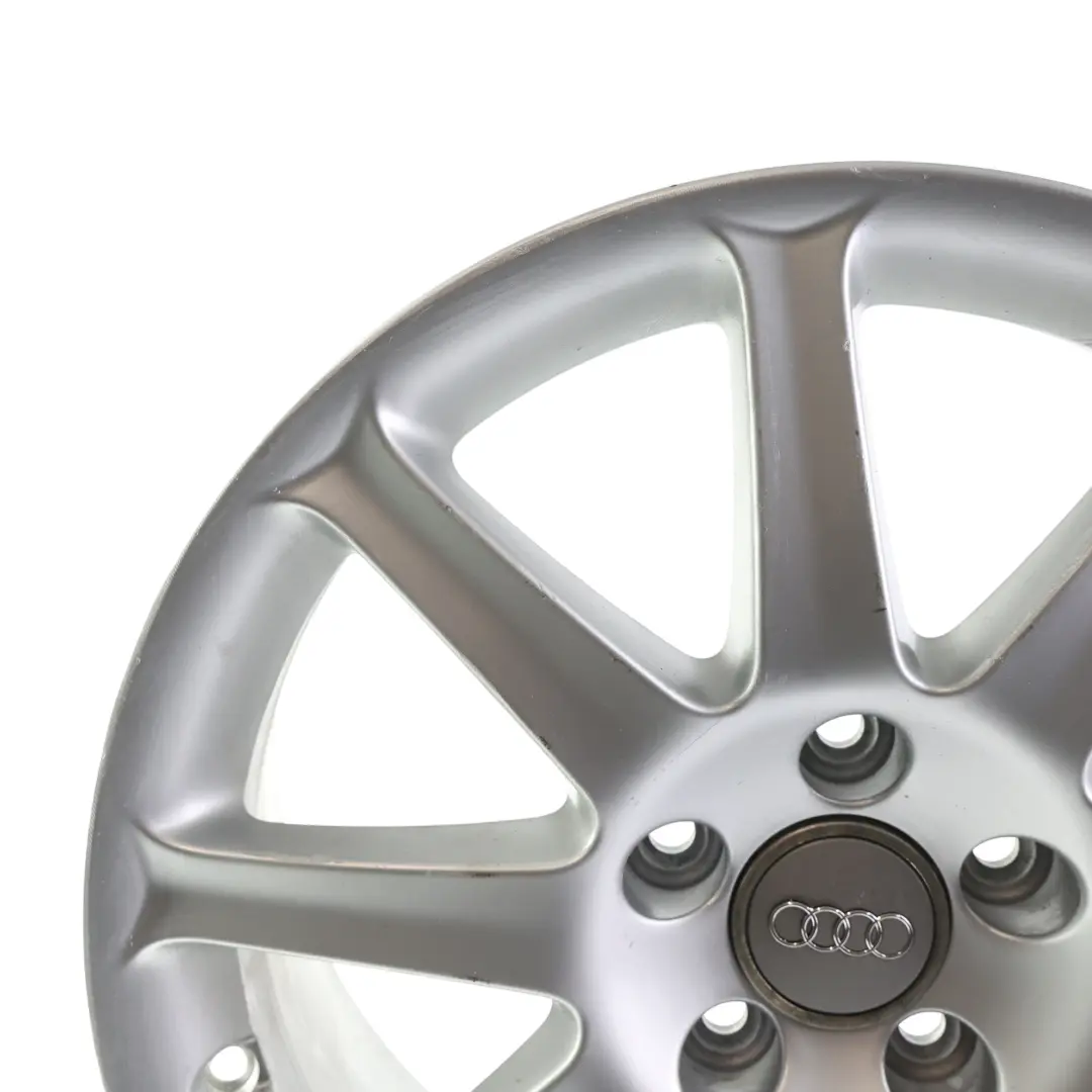 Audi A6 C6 Silver Wheel Alloy Rim 17" 7,5J ET:45 9 Spoke - SKU 4F0601025J-4 - Part number 4F0601025J