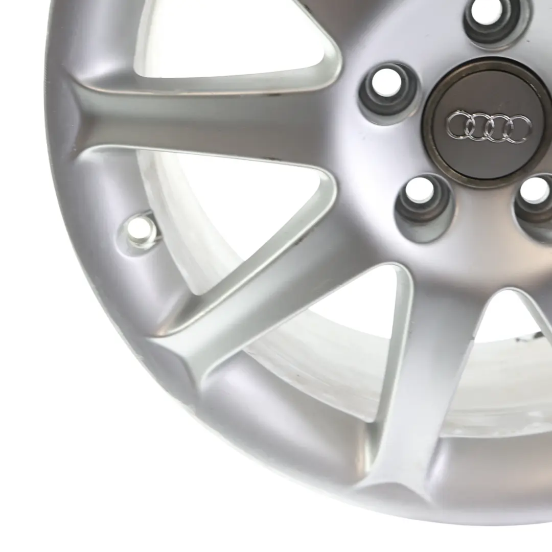 Audi A6 C6 Silver Wheel Alloy Rim 17" 7,5J ET:45 9 Spoke - SKU 4F0601025J-4 - Part number 4F0601025J