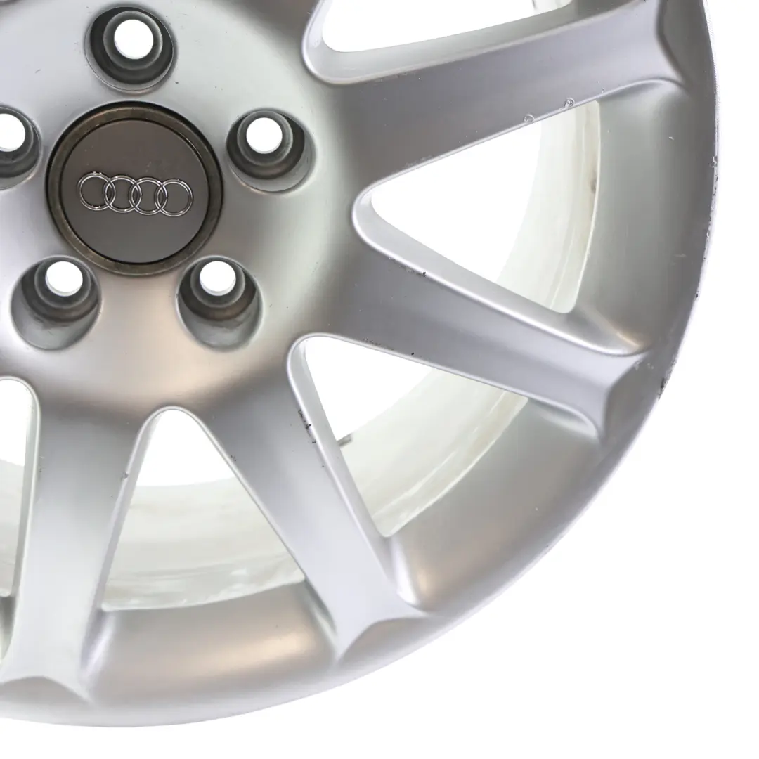 Alloy Rim 17" 7,5J ET:45 9 Spoke to Audi A6 C6 Silver Wheel with Part number 4F0601025J Audi A6 C6 Silver Wheel Alloy Rim 17" 7,5J ET:45 9 Spoke - SKU 4F0601025J-4 - Part number 4F0601025J
