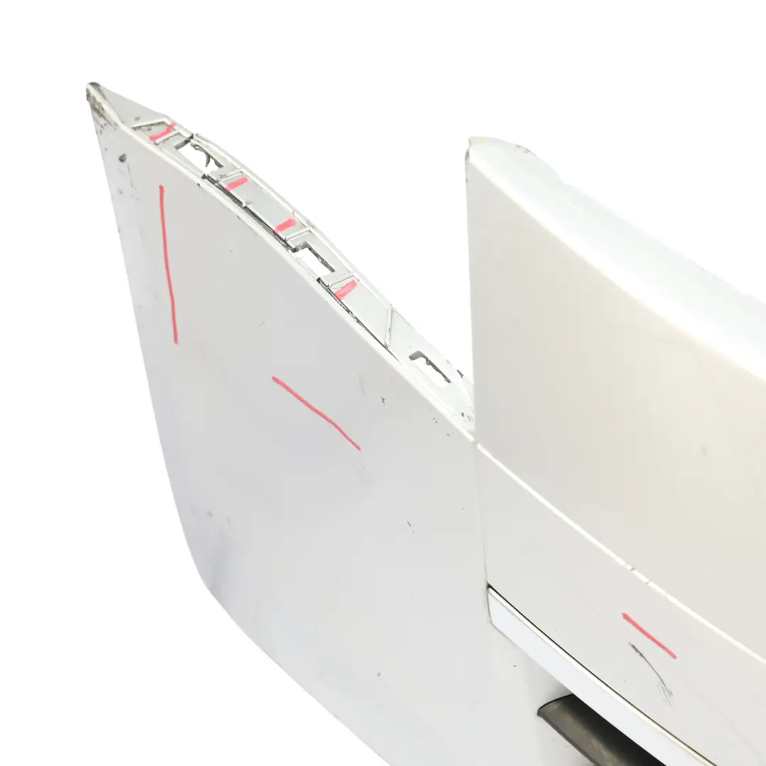 Audi A6 C6 Front Bumper Trim Panel Cover PDC Light Silver Metallic - Y7W - SKU 4F0807105B-LS - Part number 4F0807105B