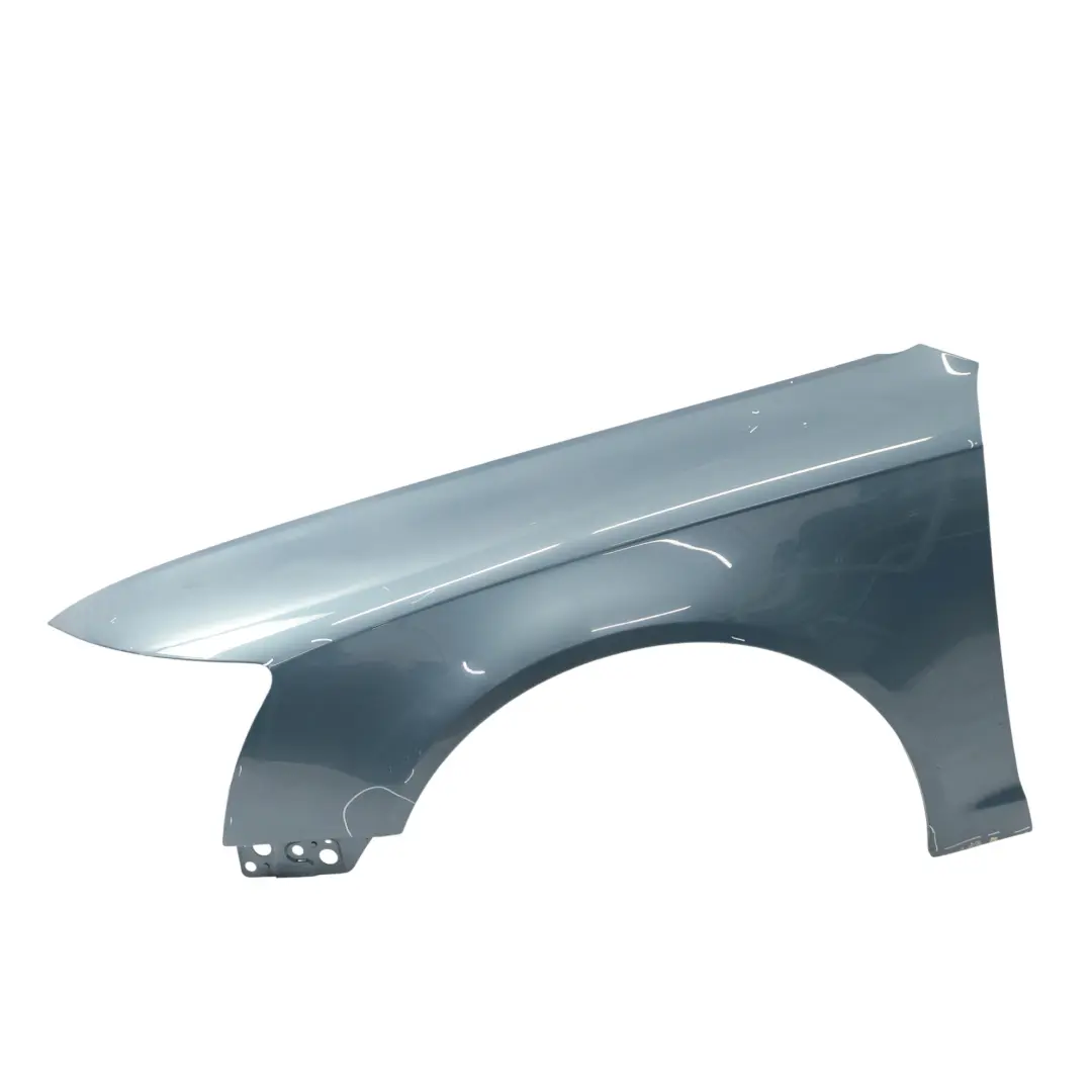 Audi A6 C6 Side Panel Front Left N/S Wing Fender Polar Blue Metallic - X5Y - SKU 4F0821103F-PBM - Part number 4F0821103F