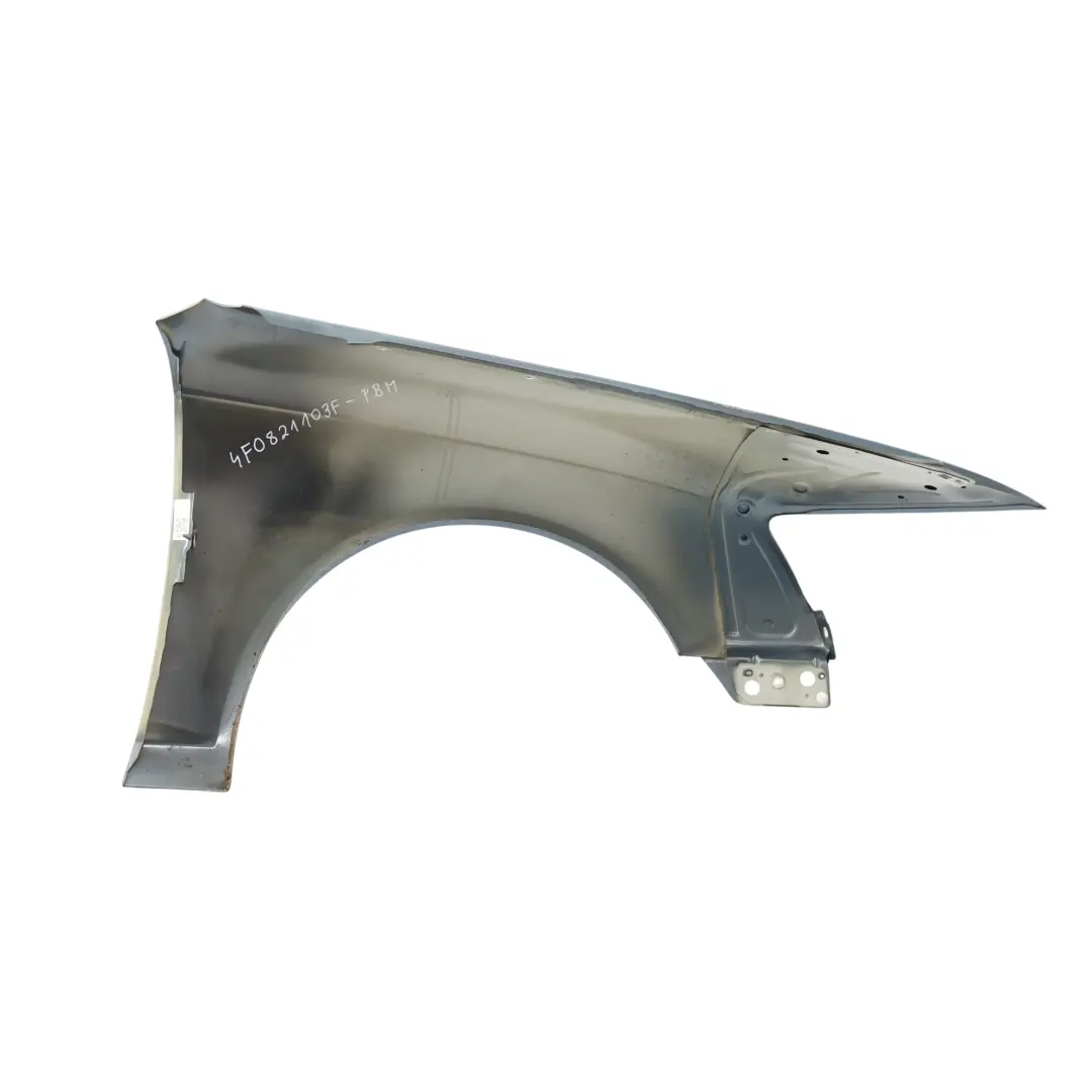 Seitenteil Vorne Links Kotflügel Polarblau Metallic X5Y für Audi A6 C6 mit Teilenummer 4F0821103F Audi A6 C6 Seitenteil Vorne Links Kotflügel Polarblau Metallic X5Y - SKU 4F0821103F-PBM - Teilenummer 4F0821103F