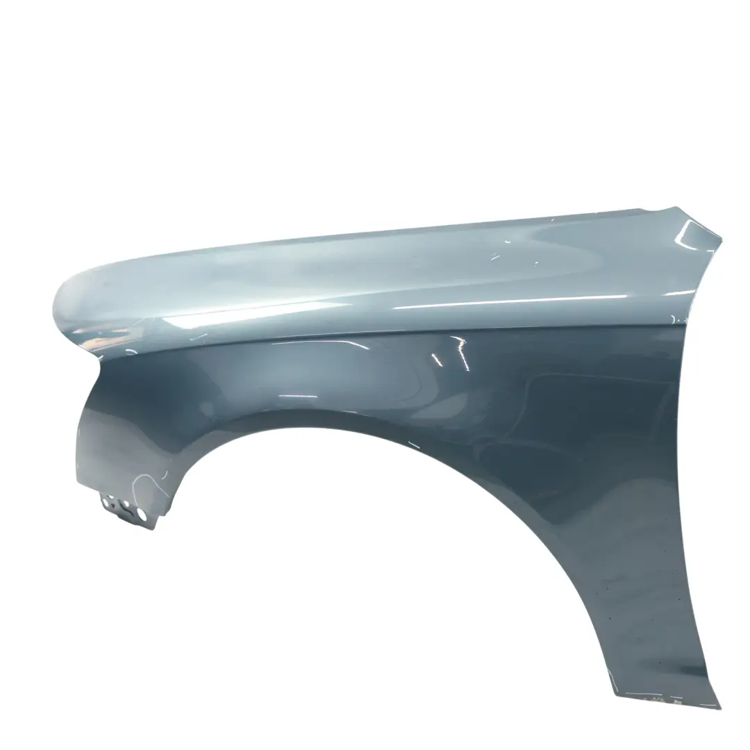 Audi A6 C6 Seitenteil Vorne Links Kotflügel Polarblau Metallic X5Y - SKU 4F0821103F-PBM - Teilenummer 4F0821103F