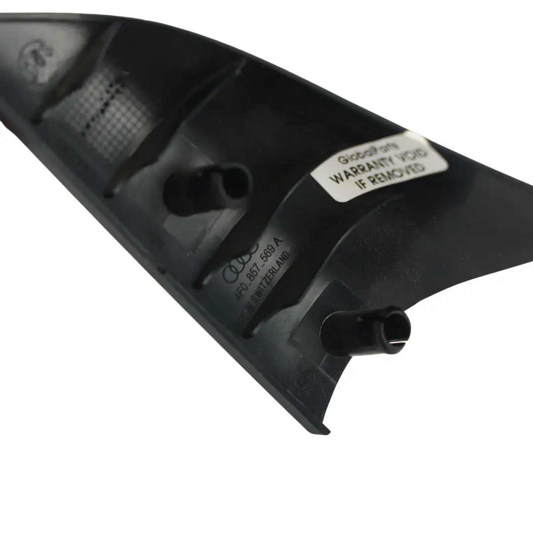 4F C6 Door Cover Quarter Triangle Trim Rear Left N/S to Audi RS6 with Part number 4F0857569A Audi RS6 4F C6 Door Cover Quarter Triangle Trim Rear Left N/S - SKU 4F0857569A - Part number 4F0857569A