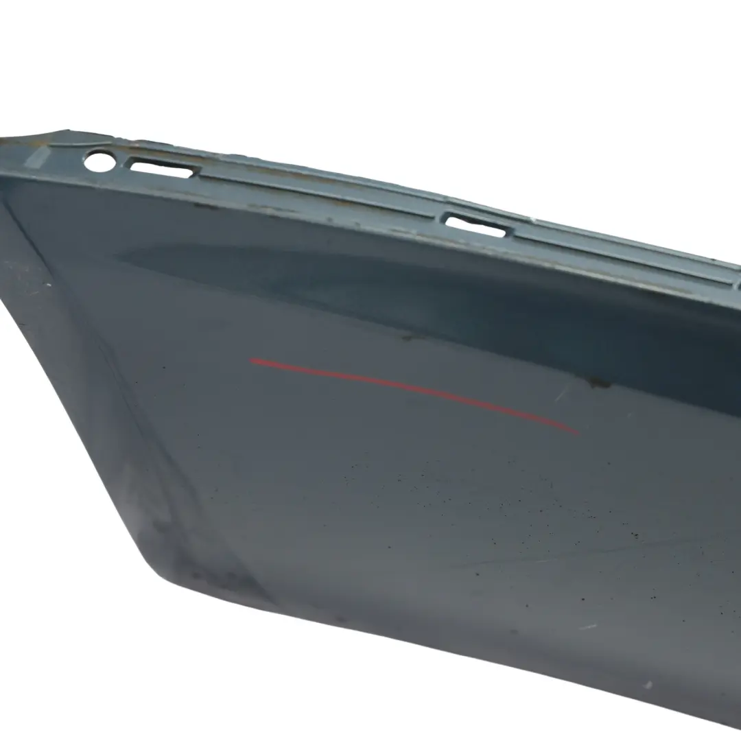 Audi A6 C6 Rear Bumper S Line Trim Panel Covering Polar Blue Metallic - X5Y - SKU 4F5807303G-PBM - Part number 4F5807303G