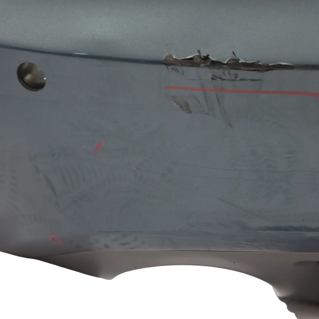Bumper S Line Trim Panel Covering Polar Blue Metallic - X5Y to Audi A6 C6 Rear with Part number 4F5807303G Audi A6 C6 Rear Bumper S Line Trim Panel Covering Polar Blue Metallic - X5Y - SKU 4F5807303G-PBM - Part number 4F5807303G