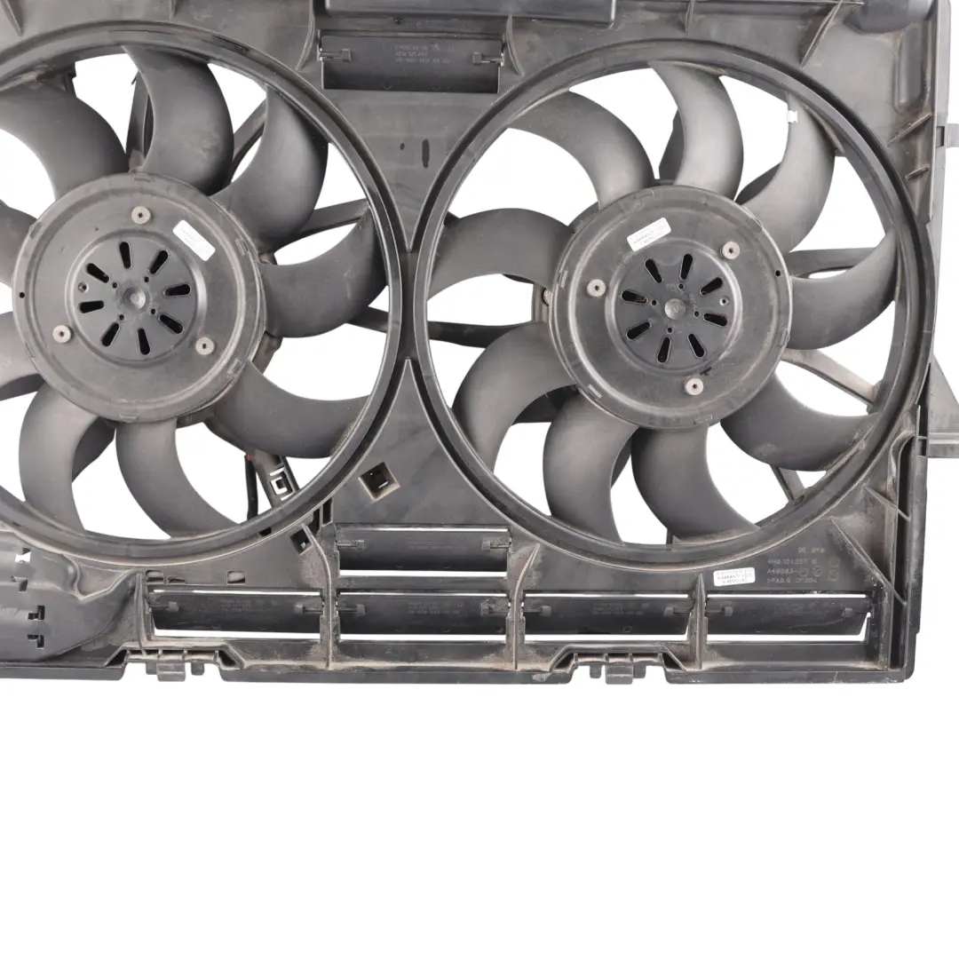 Audi A4 RS4 B8 Engine Cooling Double Coolant Fan Motor Shroud - SKU 4H0121003N - Part number 4H0121003N