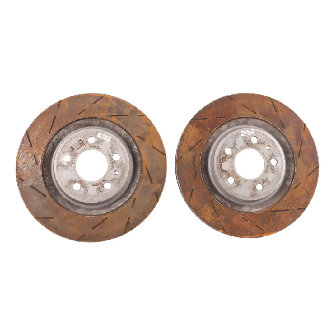 Left Right N/O/S Wheel Ventilated Brake Disc Set EBC TGDV1846 to Audi A8 D4 Rear with Part number 4H0615601Q Audi A8 D4 Rear Left Right N/O/S Wheel Ventilated Brake Disc Set EBC TGDV1846 - SKU 4H0615601Q-2 - Part number 4H0615601Q