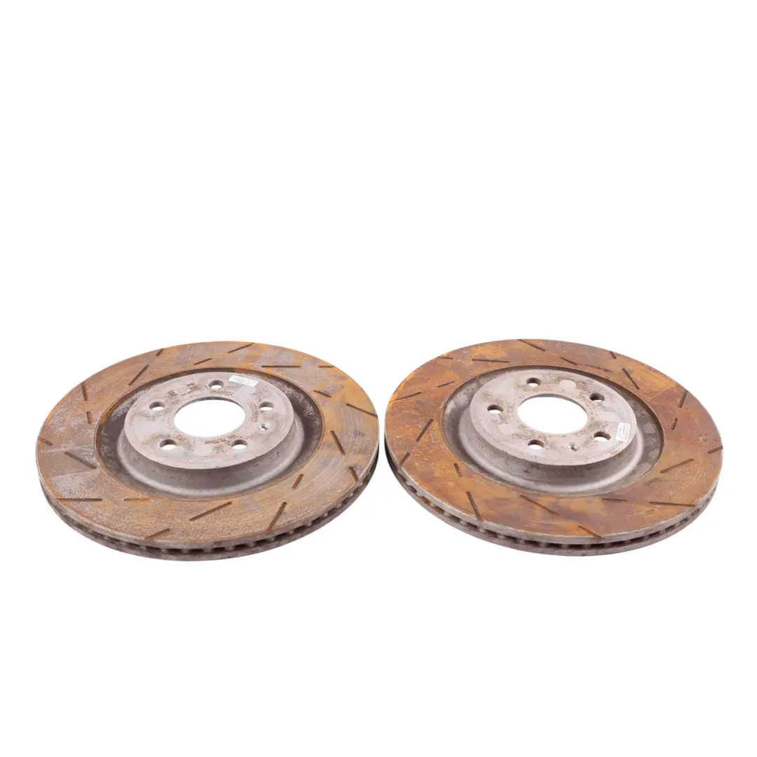Left Right N/O/S Wheel Ventilated Brake Disc Set EBC TGDV1846 to Audi A8 D4 Rear with Part number 4H0615601Q Audi A8 D4 Rear Left Right N/O/S Wheel Ventilated Brake Disc Set EBC TGDV1846 - SKU 4H0615601Q-2 - Part number 4H0615601Q