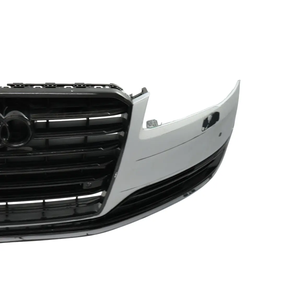 Front Bumper Cover Trim PDC White to Audi A8 D4 with Part number 4H0807065J Audi A8 D4 Front Bumper Cover Trim PDC White - SKU 4H0807065J-WHI - Part number 4H0807065J