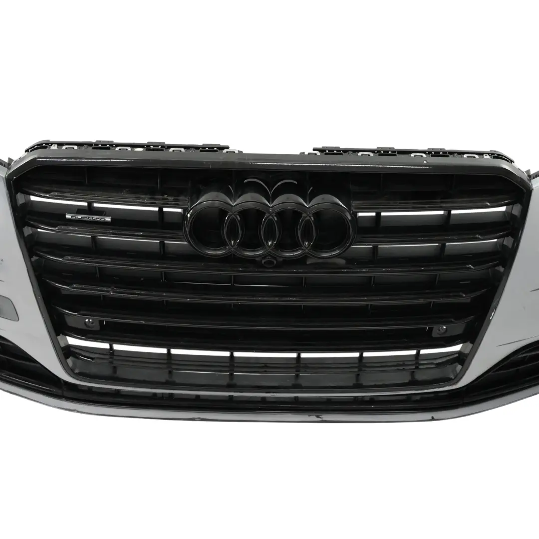 Audi A8 D4 Front Bumper Cover Trim PDC White - SKU 4H0807065J-WHI - Part number 4H0807065J