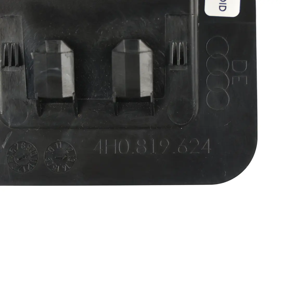 Audi A8 D4 Rejilla Ventilación Salida Aire Negro Delantero Derecho - SKU 4H0819624 - Número de pieza 4H0819624