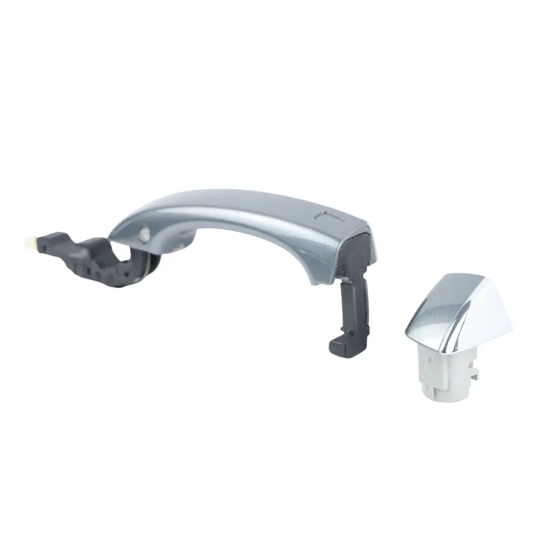 Audi A8L D4 Poignée Porte Arrière Gauche Extérieure Gris Mousson X7R - SKU 4H0837205C-MOG - Numéro de pièce 4H0837205C