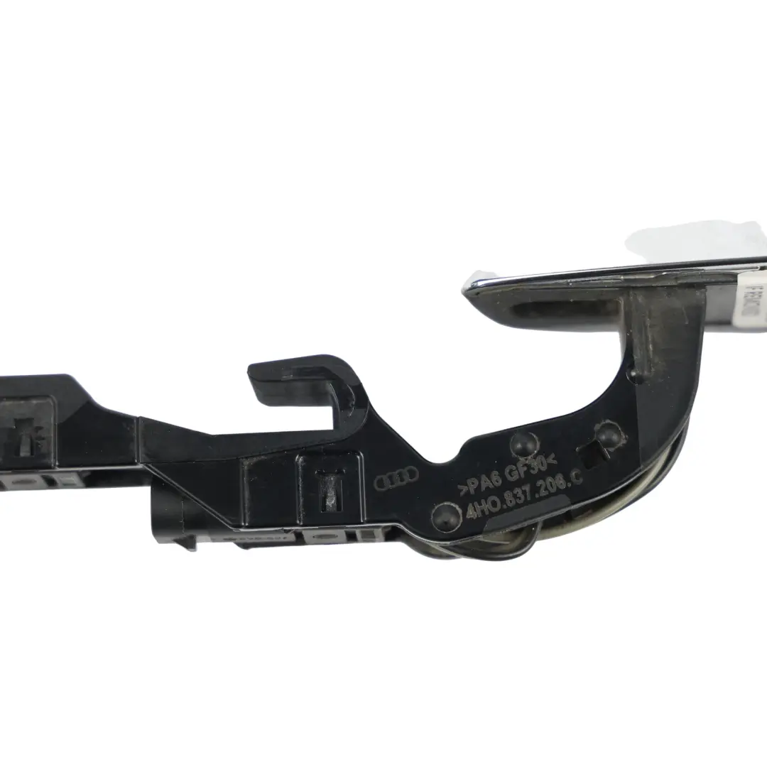 Audi A8 4H Maniglia Porta Anteriore Destra Grigio Monsoon Metallizzato X7R - SKU 4H0837206C-MOG - Numero di parte 4H0837206C