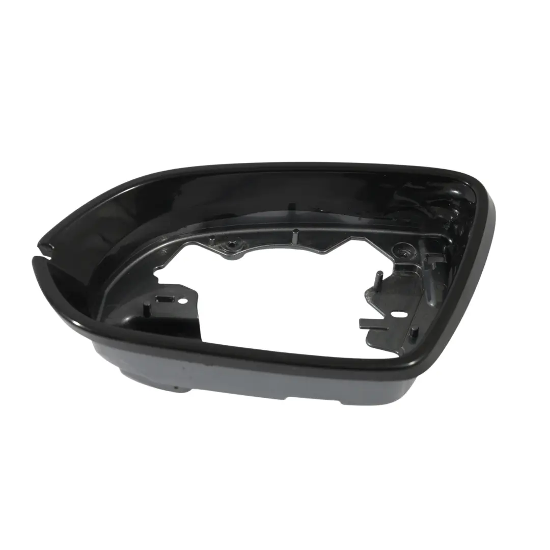 Audi A8 D4 H4 Tür Außenspiegel Rahmen Blende Links Monsun Grau X7R - SKU 4H0857239-MOG - Teilenummer 4H0857239