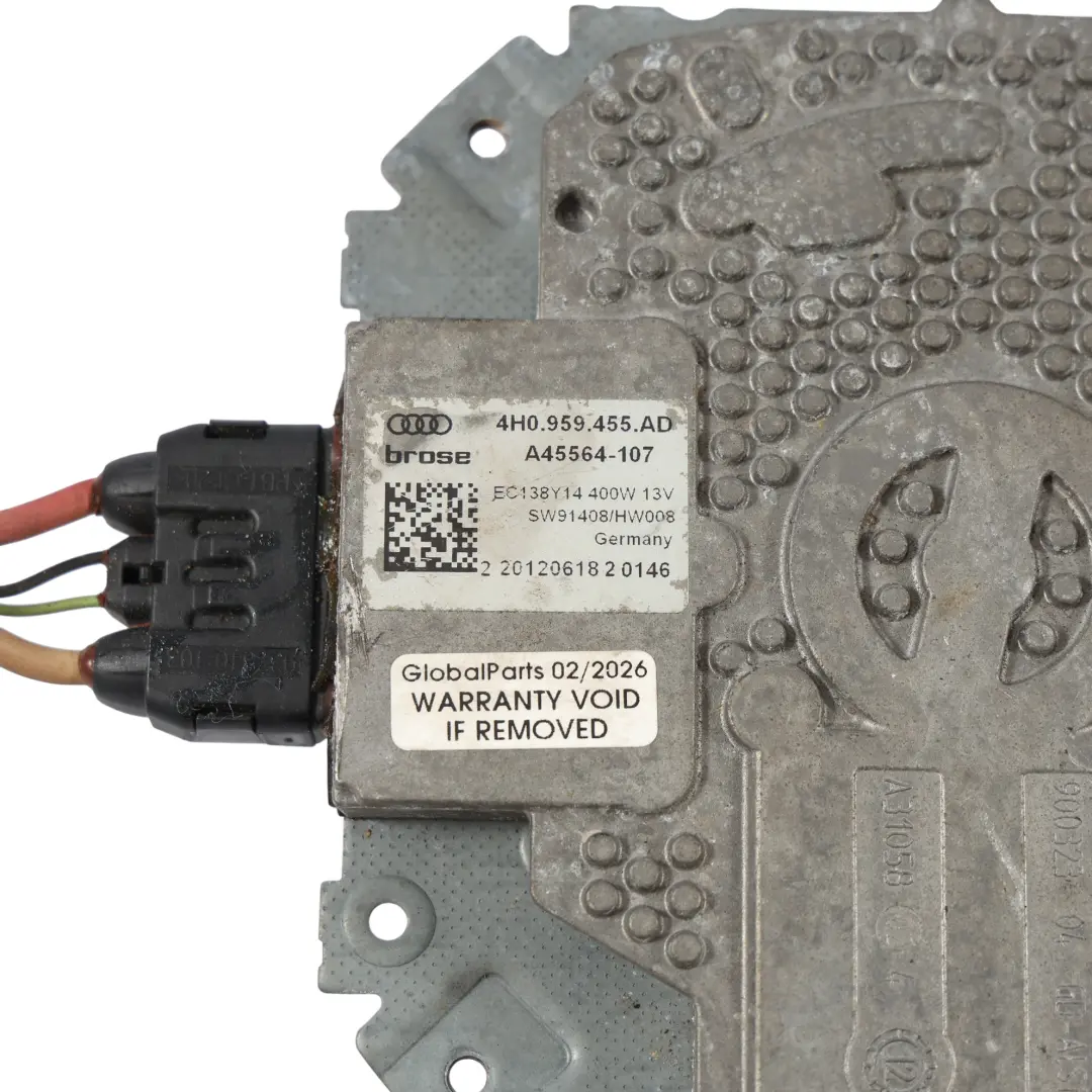Audi RS4 B8 A6 C7 A7 4G Radiator Fan Engine Cooling Motor Left N/S - SKU 4H0959455AD-2 - Part number 4H0959455AD