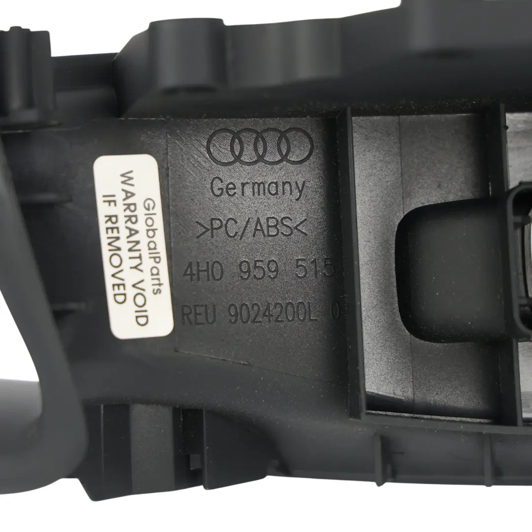 Interruptor Elevalunas Manija Puerta Trasera Izquierda para Audi A8 D4 con número de pieza 4H0959515 Audi A8 D4 Interruptor Elevalunas Manija Puerta Trasera Izquierda - SKU 4H0959515 - Número de pieza 4H0959515