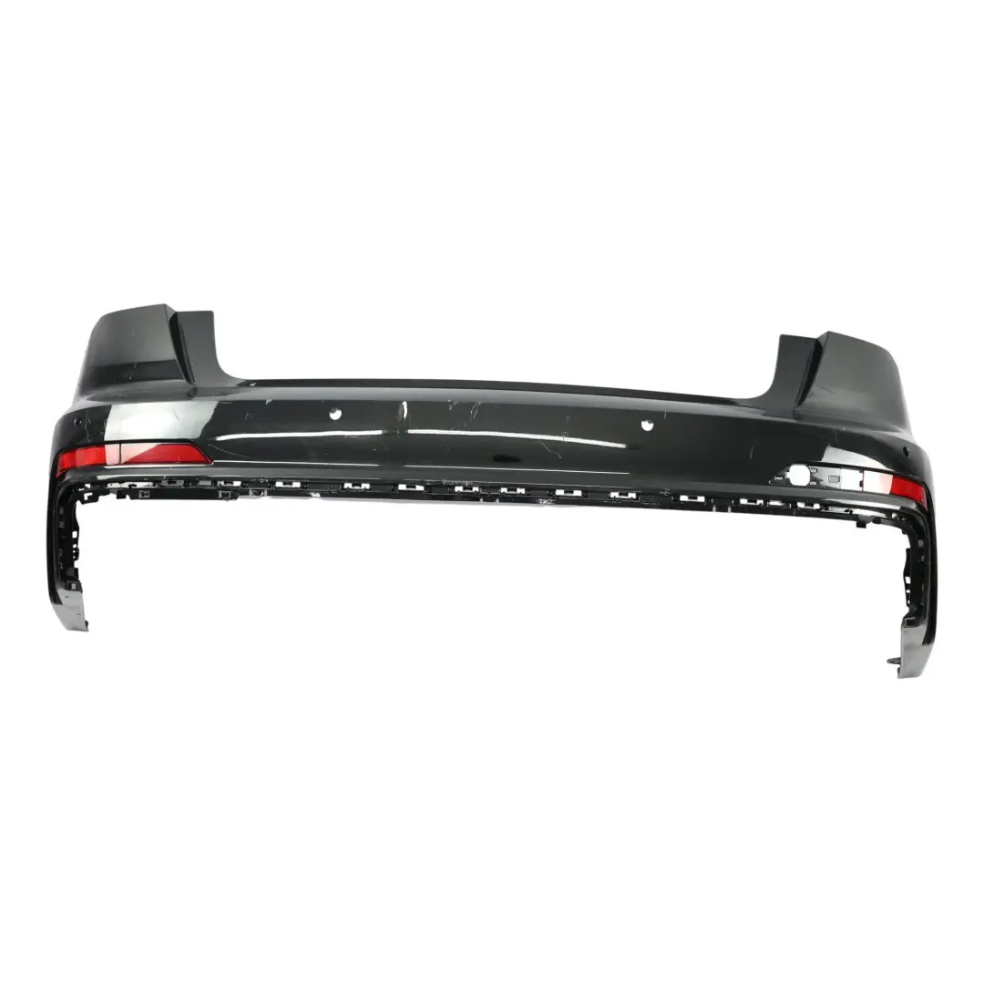 Bumper Trim Panel Upper Cover Mythical Black - Y9T to Audi A6 C8 Saloon Rear with Part number 4K5807067G Audi A6 C8 Saloon Rear Bumper Trim Panel Upper Cover Mythical Black - Y9T - SKU 4K5807067G-MYB - Part number 4K5807067G