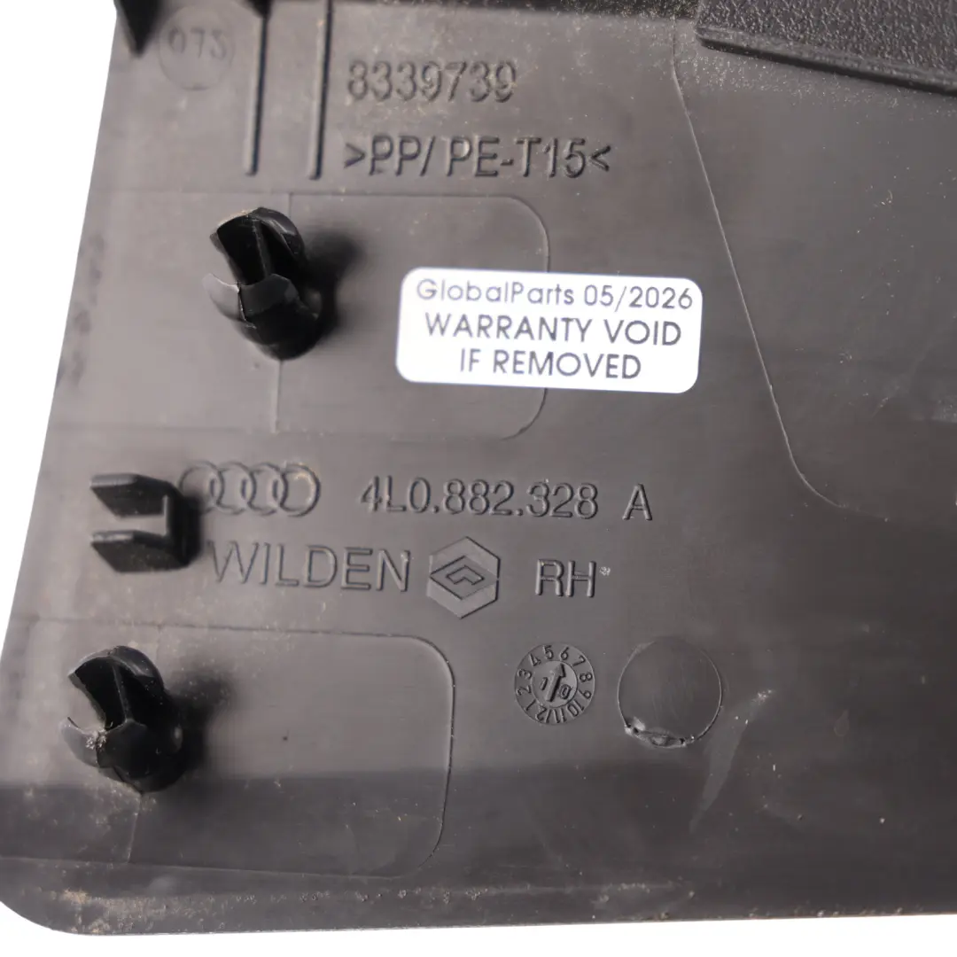 Audi Q7 4L Inner Blank Trim Cover Cap Front Left Seat N/S Right Part - SKU 4L0882328A - Part number 4L0882328A