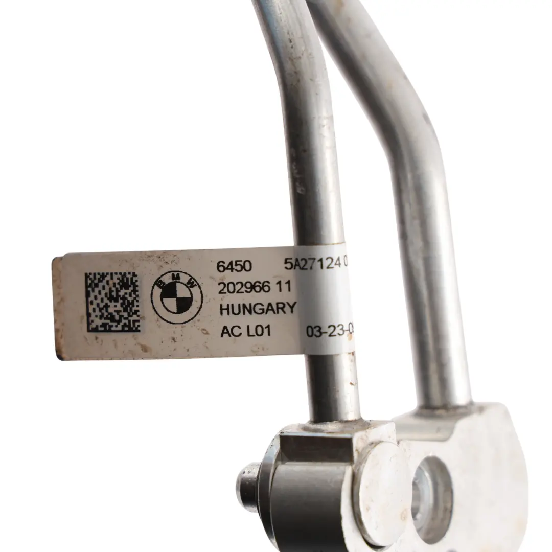Conditioning A/C Air Con Pipe Hose Line to BMW U06 X1 U11 Air with Part number 5A27124 BMW U06 X1 U11 Air Conditioning A/C Air Con Pipe Hose Line - SKU 5A27124 - Part number 5A27124
