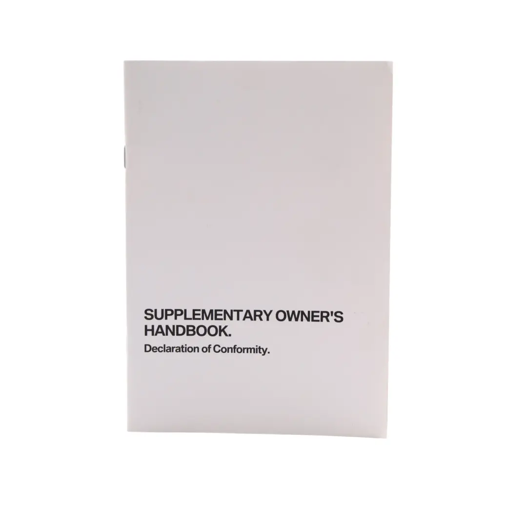 Owner's Handbook Book Slipcase Pouch Case Storage Wallet Set to BMW G20 with Part number 5A2CCA0 BMW G20 Owner's Handbook Book Slipcase Pouch Case Storage Wallet Set - SKU 5A2CCA0 - Part number 5A2CCA0