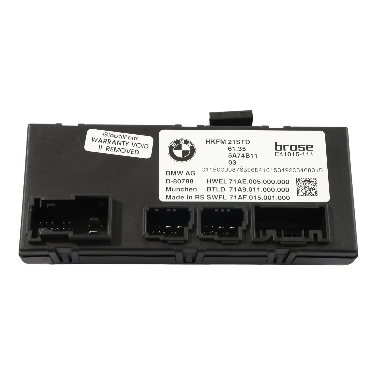 BMW G60 G68 G70 U06 X2 U10 X1 U11 Módulo Control Elevación Portón ECU 5A74B11