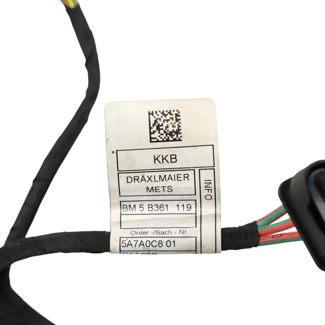 BMW F70 F74 X1 U11 X2 U10 Cablaggio Motore B38 Benzina - SKU 5A7A0B5 - Numero di parte 5A7A0B5