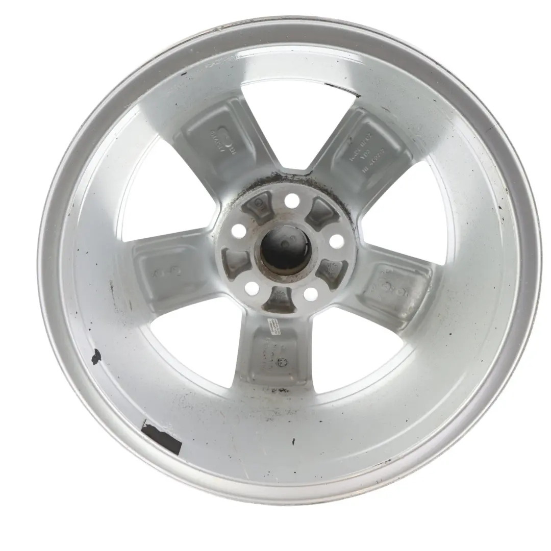 Skoda Octavia Mk3 5E jante alliage argent 6,5J 16" ET:46 Star Spoke - SKU 5E0601025H-2 - Numéro de pièce 5E0601025H
