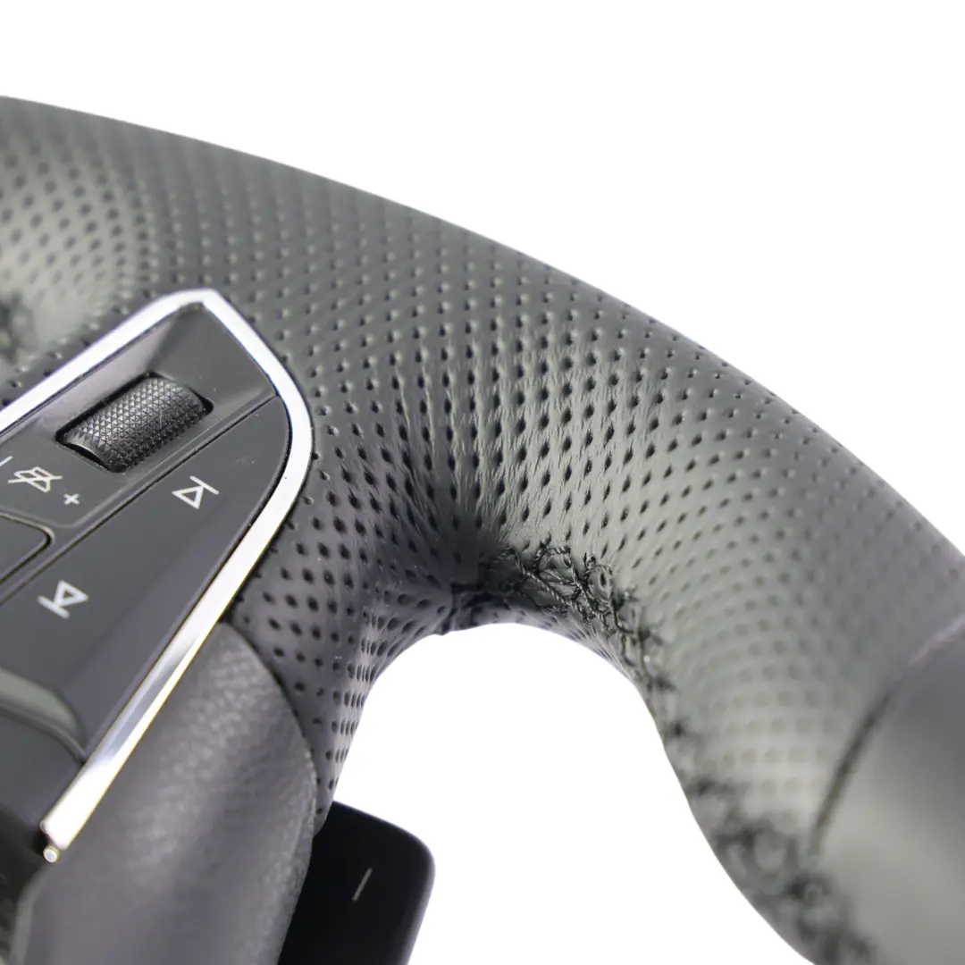 Seat Leon MK3 5F FR Volant NEUF Cuir Noir Fond Plat - SKU 5F0419091E-1 - Numéro de pièce 5F0419091E
