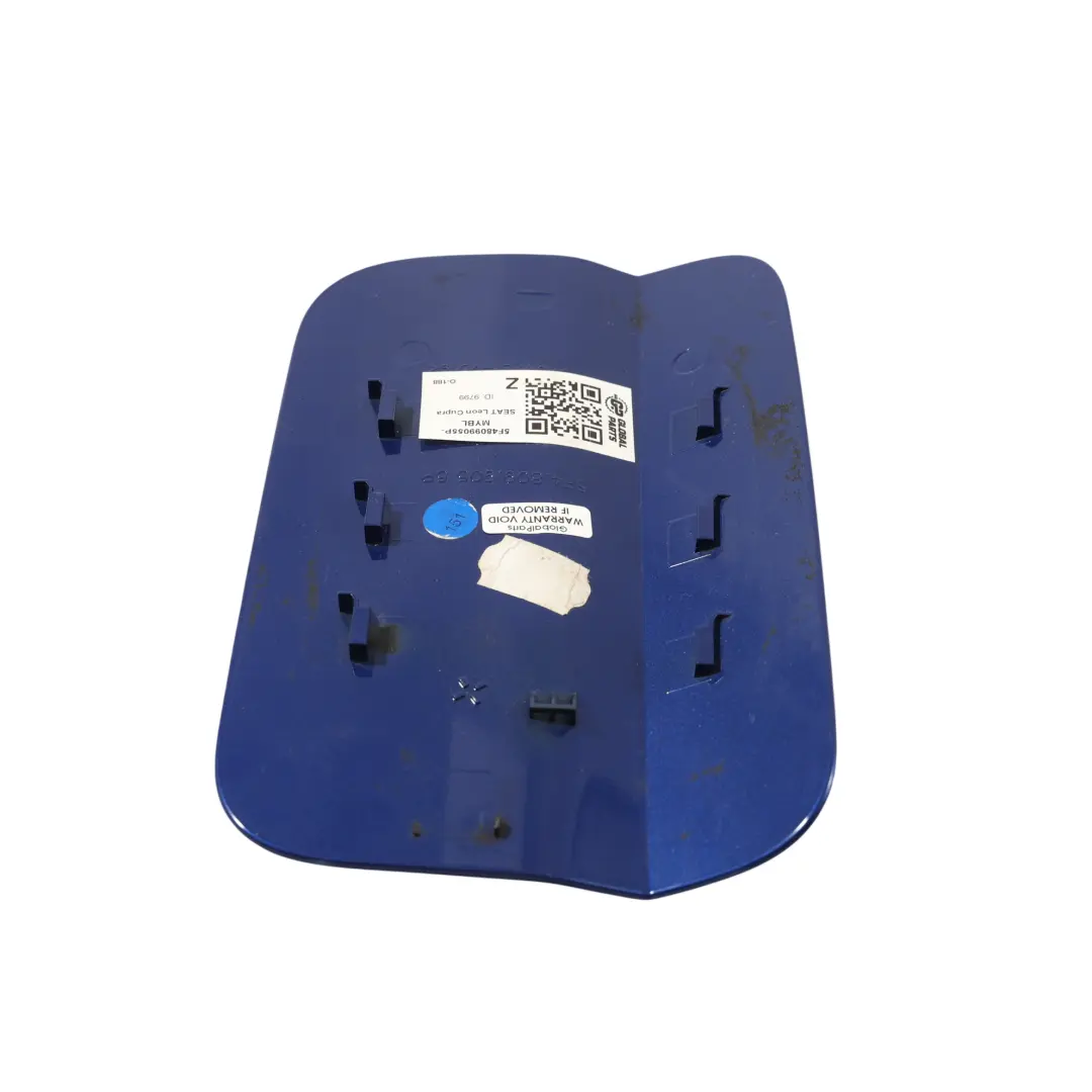Seat Leon Mk3 Fuel Filler Flap Cover Panel Mystery Blue Pearl - W5L - SKU 5F48099055P-MYBL - Part number 5F48099055P
