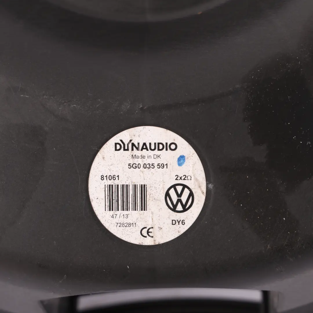 Dynaudio Subwoofer Sound System Speaker to Volkswagen VW Golf Mk7 with Part number 5G0 035 591 Volkswagen VW Golf Mk7 Dynaudio Subwoofer Sound System Speaker - SKU 5G0035591 - Part number 5G0 035 591