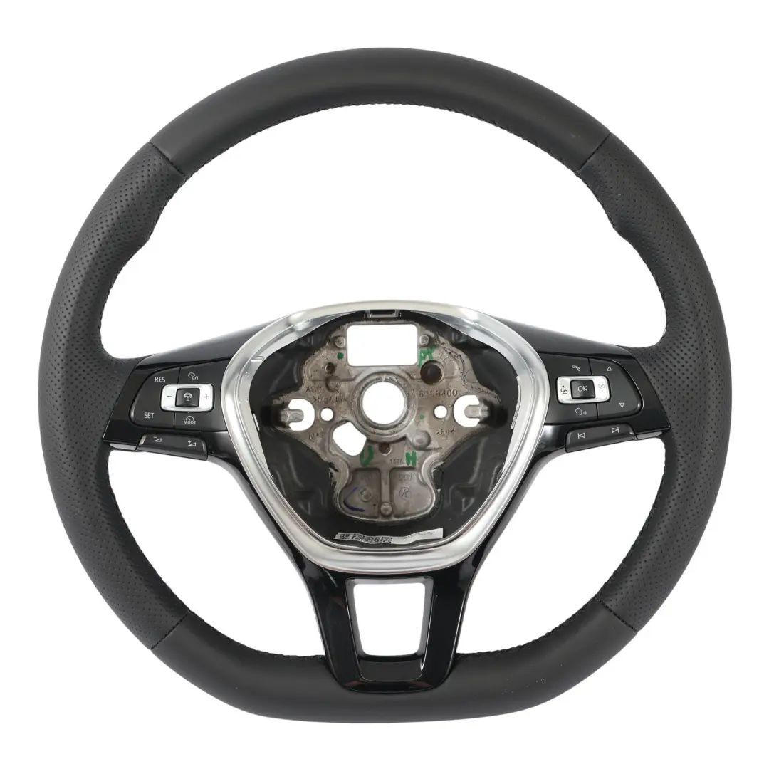 Steering Wheel NEW Black Leather to VW Volkswagen Passat B8 Golf MK7 with Part number 5G0419091GB VW Volkswagen Passat B8 Golf MK7 Steering Wheel NEW Black Leather - SKU 5G0419091GB-1 - Part number 5G0419091GB
